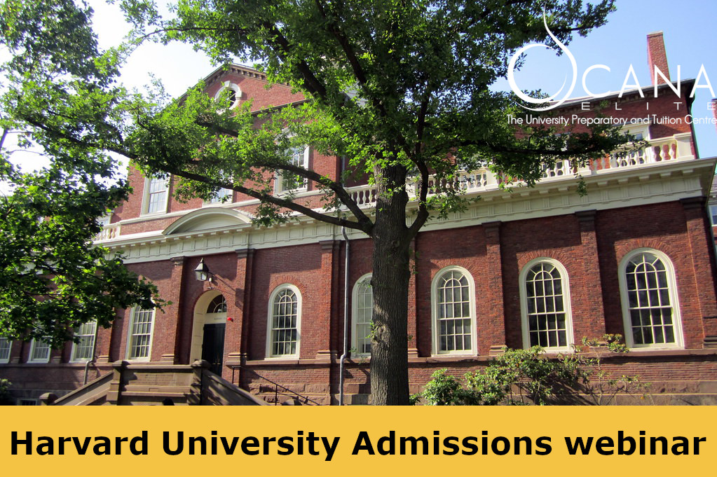Harvard university application webinar