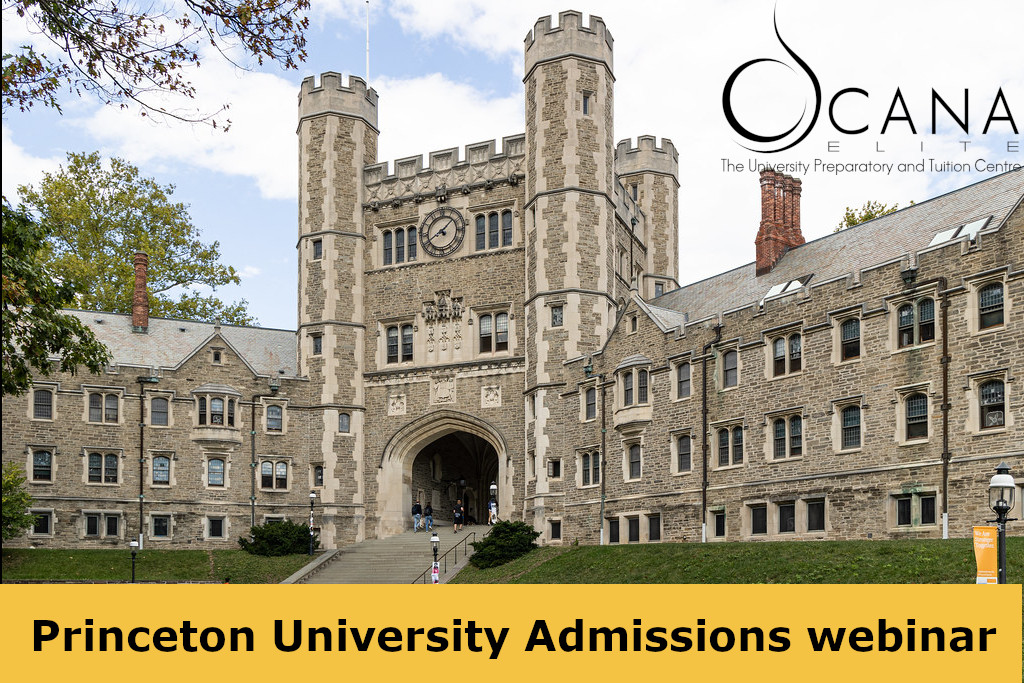 Princeton university application webinar
